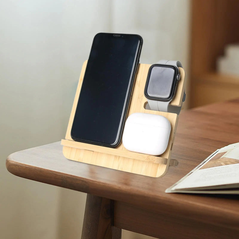 Wooden Wireless Charger for  Samsung S24 S23 S22