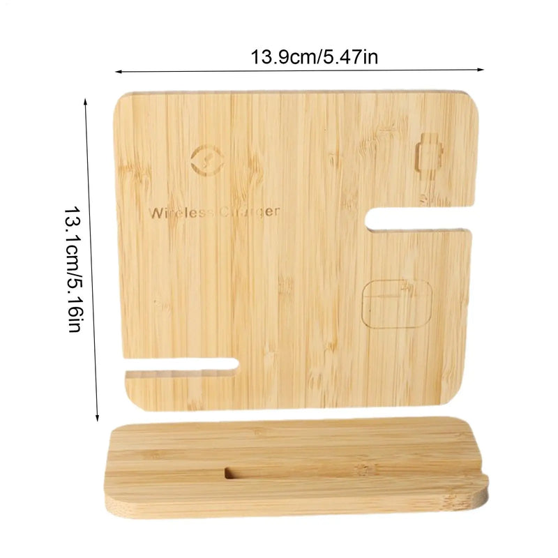 Wooden Wireless Charger for  Samsung S24 S23 S22