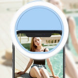 LED Selfie Ring with USB Charger - CaseShoppe