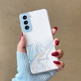 Watercolor Painting Marble Samsung Cases