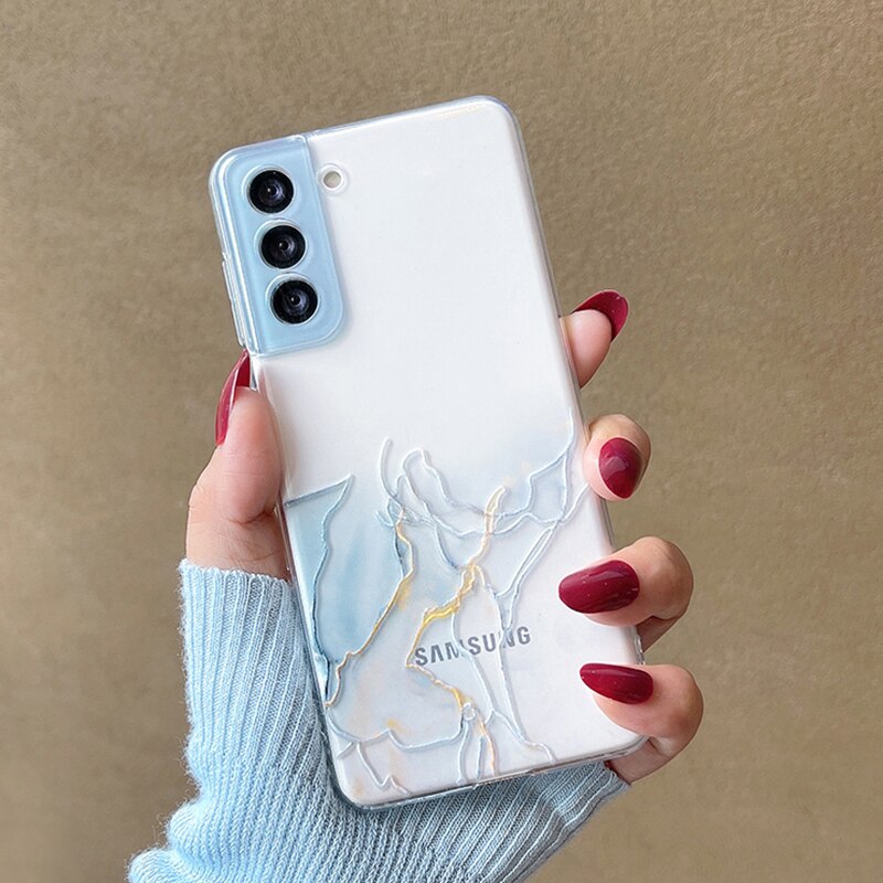 Watercolor Painting Marble Samsung Cases