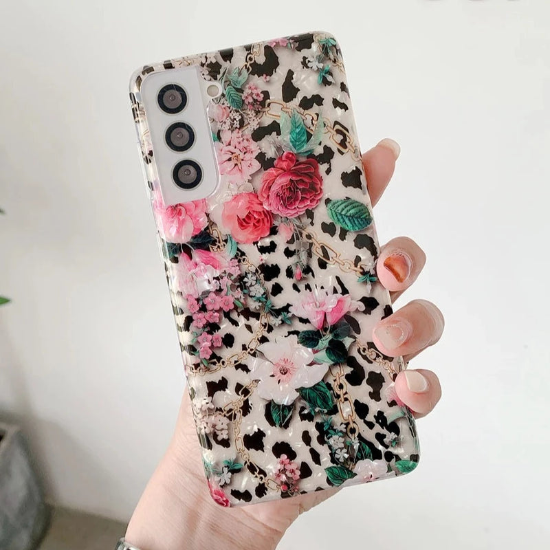 Retro Flowers Samsung Case - CaseShoppe