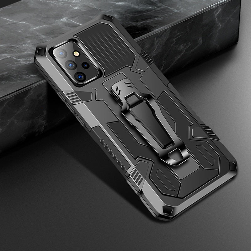 Stone Strong Armor Samsung Case - CaseShoppe Samsung Galaxy S22 Ultra / Black