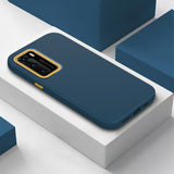 Cute Shockproof Liquid Silicone Samsung Cases - CaseShoppe Samsung Galaxy S23 Ultra / Dark Blue