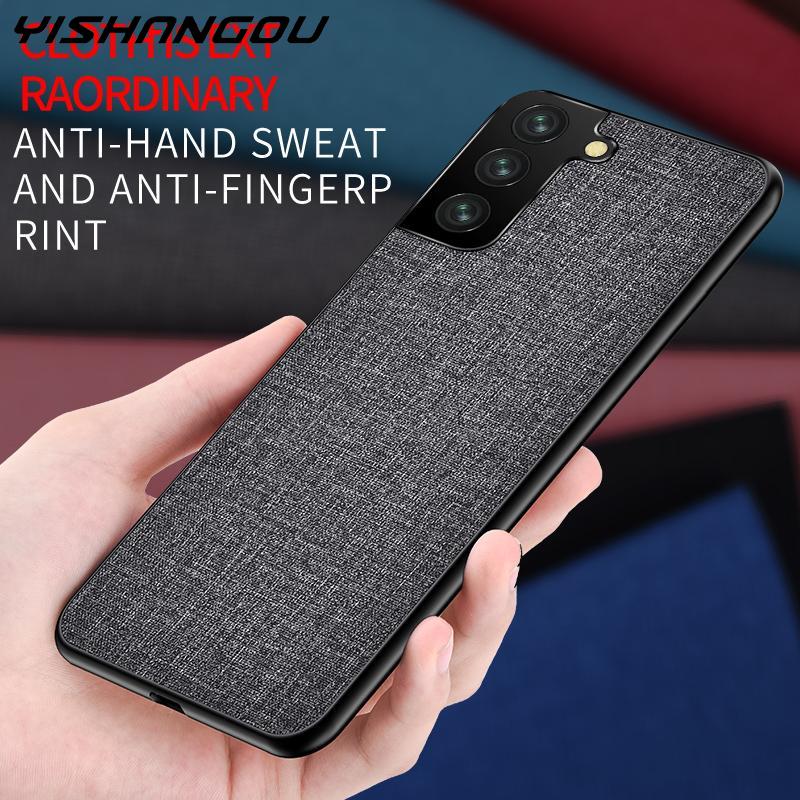 Slim Fabric Cloth Samsung Cases