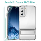 Super Cool Transparent Samsung Case with Kickstand