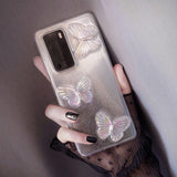 3D Glitter Butterfly Samsung Cases - CaseShoppe