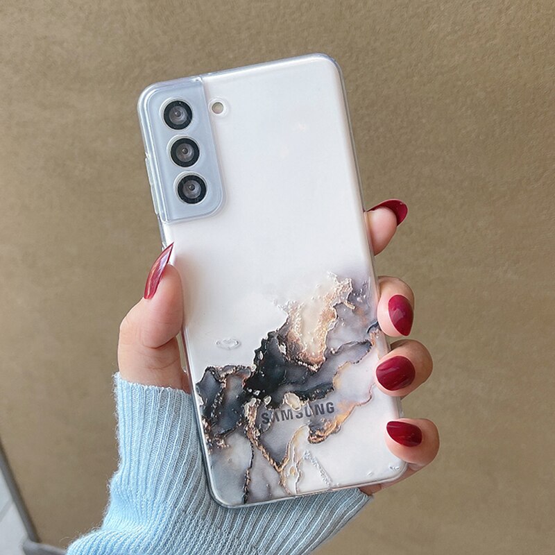 Watercolor Painting Marble Samsung Cases