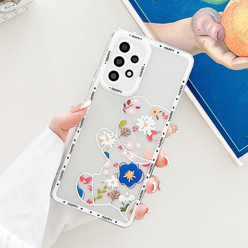 Teddy Flower Samsung Cases - CaseShoppe For Samsung S23 Ultra / B