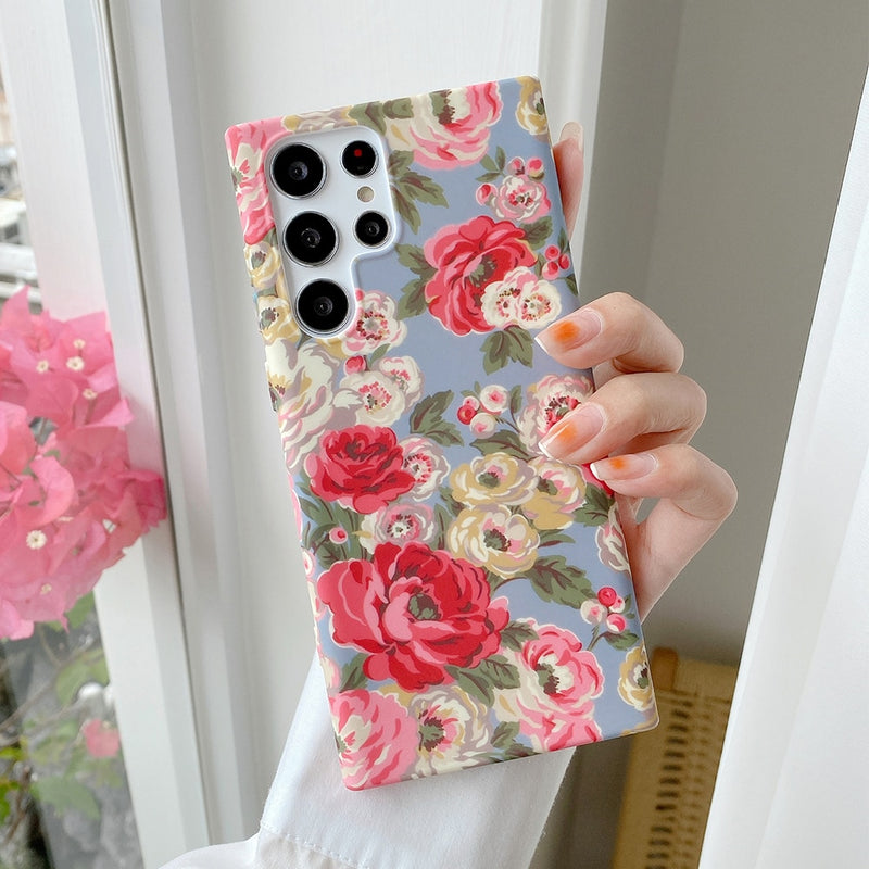 Retro Blooming Garden Samsung Cases - CaseShoppe Samsung Galaxy S23 / A