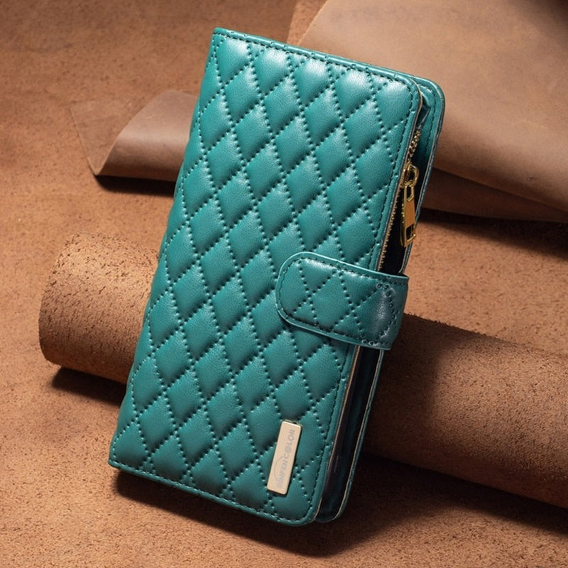 Patterned Wallet Leather Samsung Cases - CaseShoppe Samsung A51 / Green