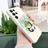 Cute Baby Panda Samsung Galaxy Cases - CaseShoppe Samsung Galaxy S22 Ultra / White