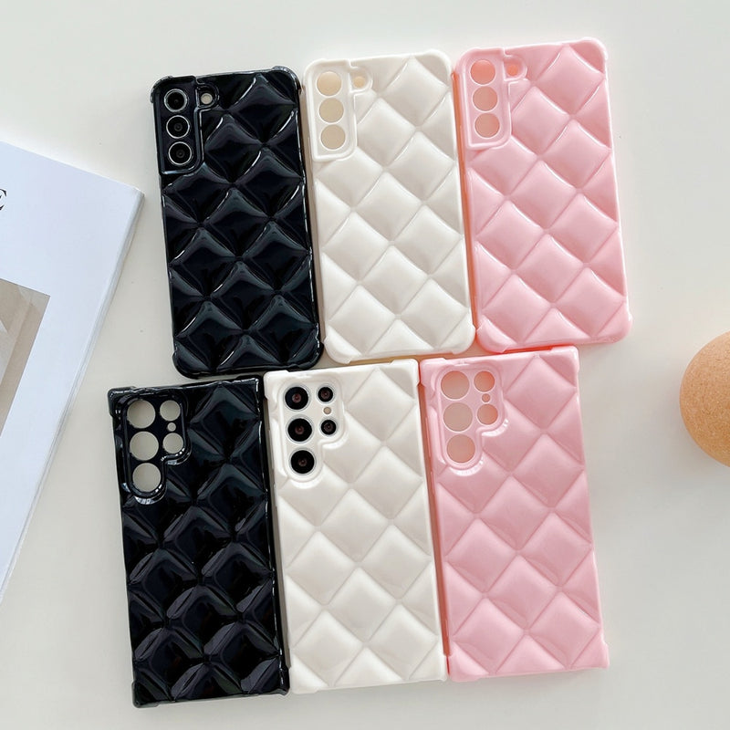 3D Rhombic Pattern Samsung Cases - CaseShoppe