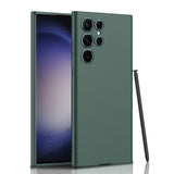 Luxury Matte Silicone Samsung S23 Cases - CaseShoppe Samsung Galaxy S23 / Dark Green