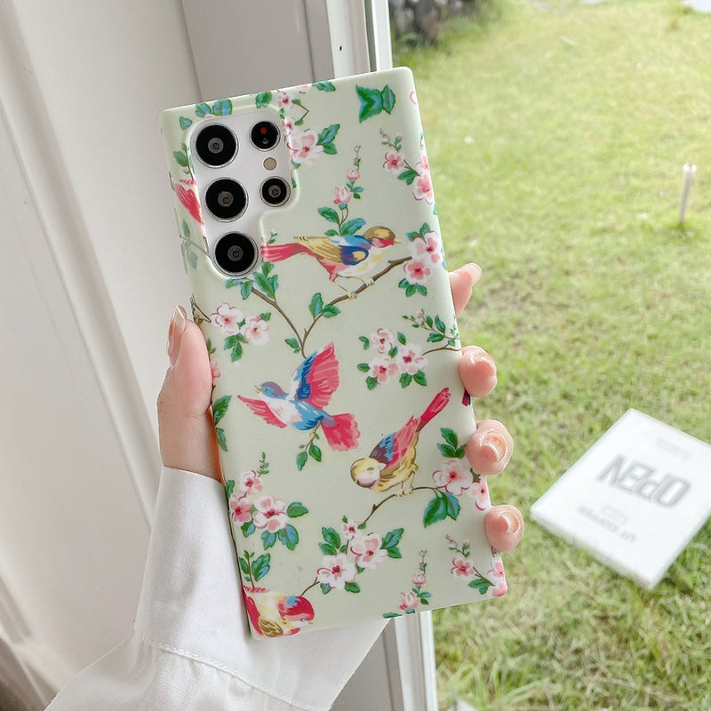 Retro Blooming Garden Samsung Cases - CaseShoppe Samsung Galaxy S23 / C