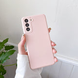 Simple Slim Soft Silicone Samsung Cases