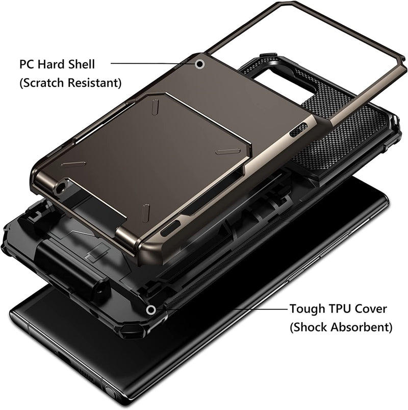 Hard Bumper Flip Wallet Samsung Cases - CaseShoppe