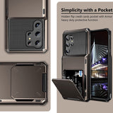 Hard Bumper Flip Wallet Samsung Cases - CaseShoppe