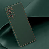Luxury Genuine Leather Samsung Cases - CaseShoppe Samsung Galaxy Note 10 / Dark Green