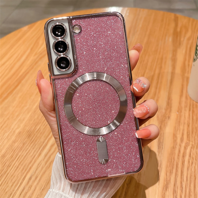 MagSafe Plating Glitter Samsung Cases - CaseShoppe