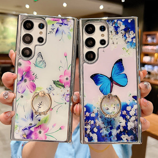 Butterfly Ring Holder Samsung Galaxy Cases - CaseShoppe