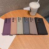 Stylish Matte Shockproof Samsung Cases