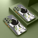 Astronaut Shockproof Samsung Cases - CaseShoppe Samsung S22 / Classic-Green