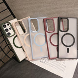 Magsafe Matte Transparent Samsung Cases - CaseShoppe