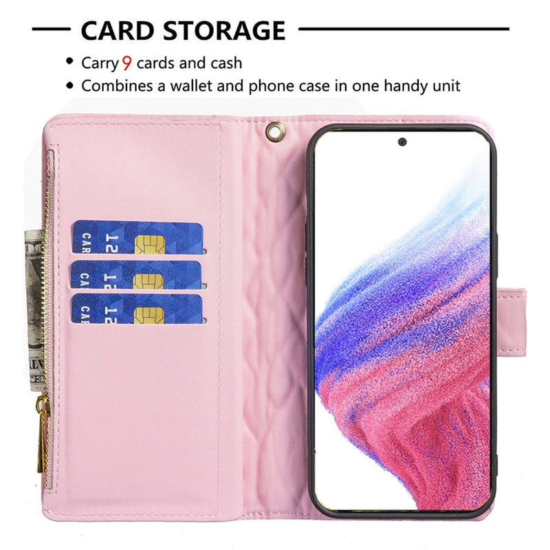 Patterned Wallet Leather Samsung Cases - CaseShoppe