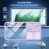 Transparent Acrylic Samsung Cases with Camera Cover