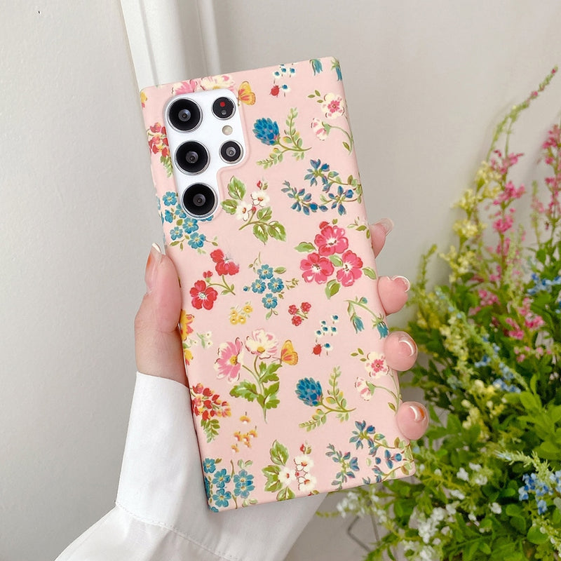 Retro Blooming Garden Samsung Cases - CaseShoppe Samsung Galaxy S23 / F