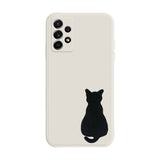 Cute Black Cat Samsung Galaxy Cases - CaseShoppe Samsung Galaxy S22 Ultra / B