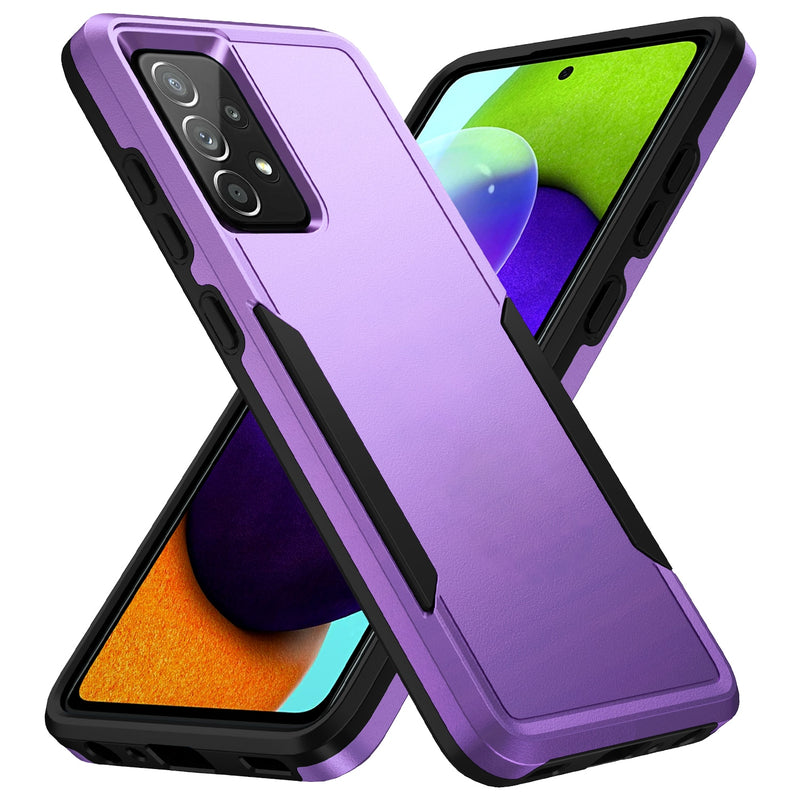 Shockproof Precise Cutout Samsung Cases - CaseShoppe Samsung Galaxy S23 Ultra / Purple
