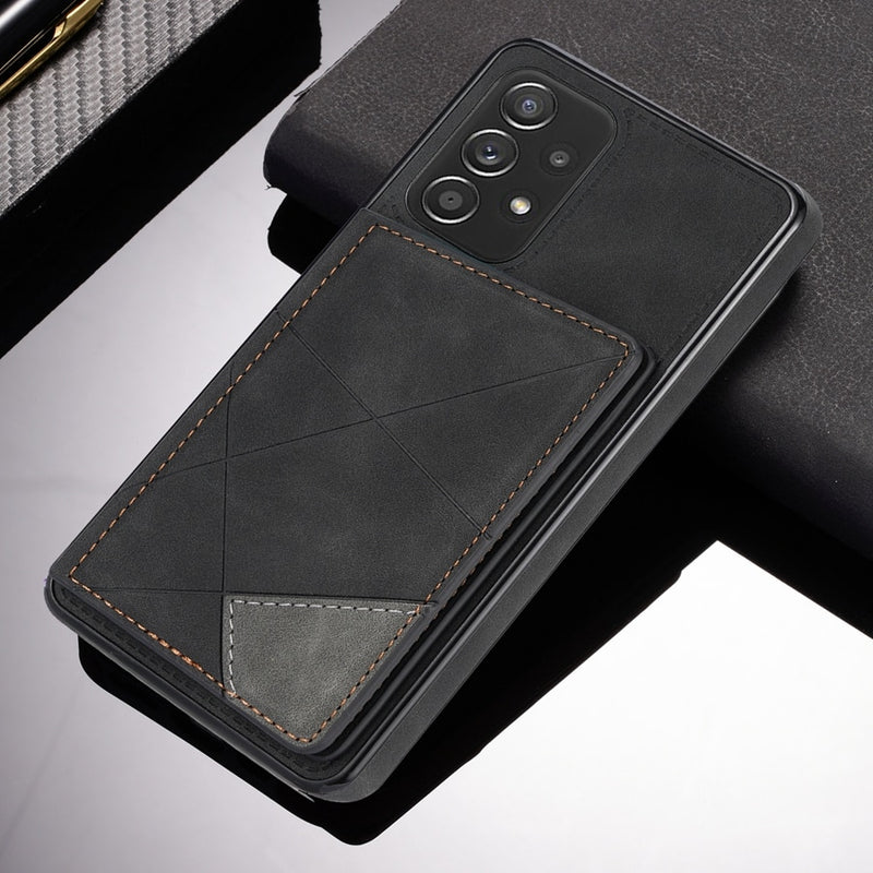 Smart Storage Leather Wallet Samsung Cases - CaseShoppe Galaxy Note 20 Ultra / Black