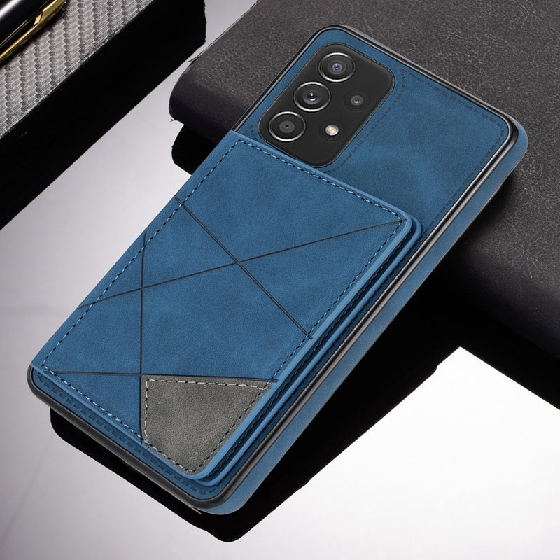 Smart Storage Leather Wallet Samsung Cases - CaseShoppe Galaxy Note 20 Ultra / Blue