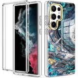 Glossy Marble Shockproof Samsung 23 Cases - CaseShoppe Samsung Galaxy S23 / D