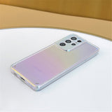 Rainbow Gradient Laser Clear Samsung Cases - CaseShoppe