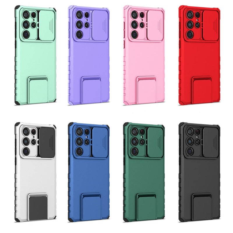 Stylish Armor Samsung Cases with Kickstand