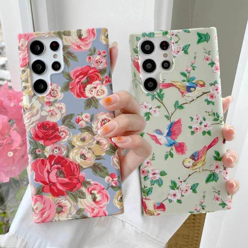 Retro Blooming Garden Samsung Cases - CaseShoppe