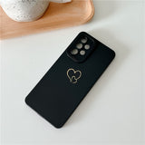 Love Heart Silicone Samsung Cases - CaseShoppe Samsung S22 / Black