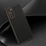 Luxury Genuine Leather Samsung Cases - CaseShoppe Samsung Galaxy Note 10 / Black