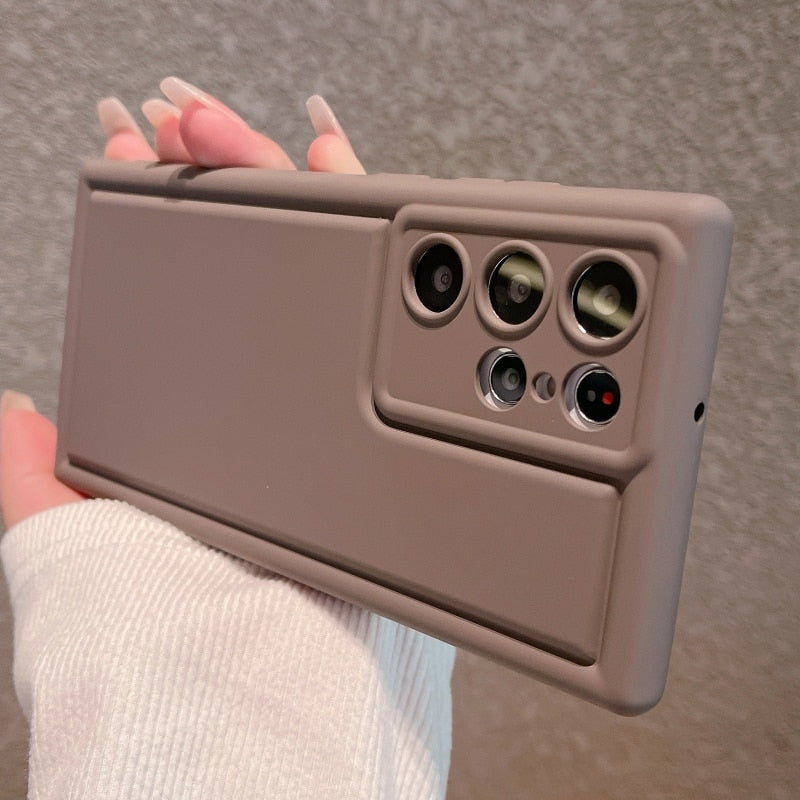 Stylish Matte Shockproof Samsung Cases