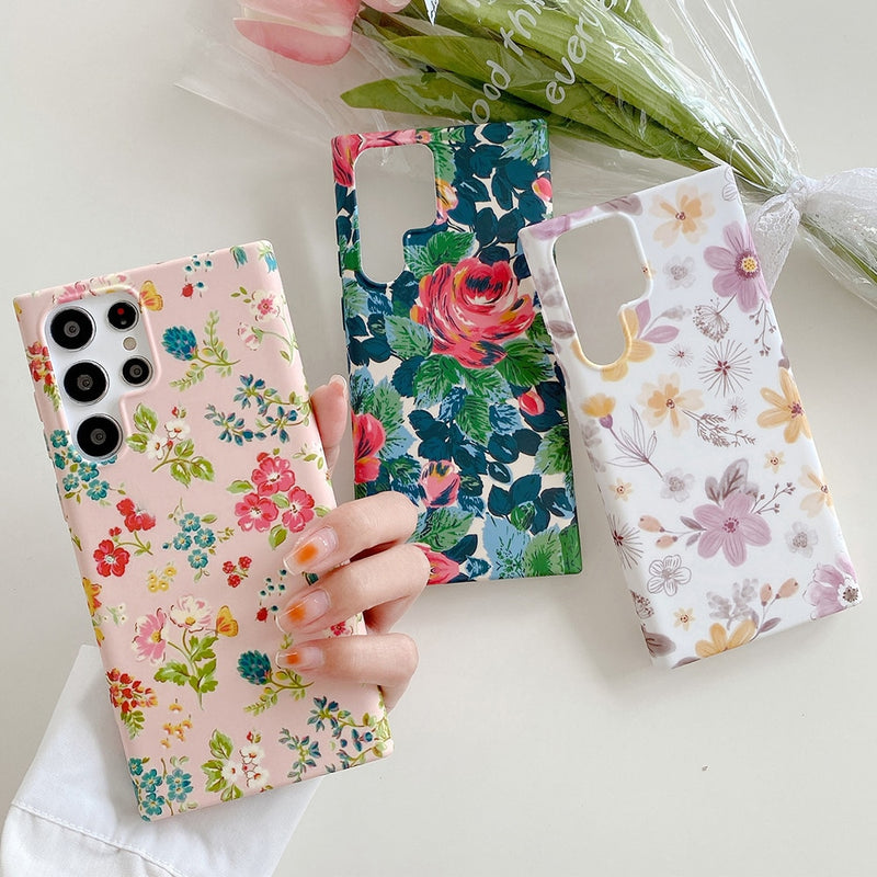 Retro Blooming Garden Samsung Cases - CaseShoppe