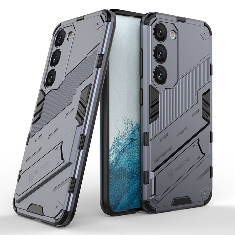 Military Grade Heavy Duty Samsung S23 Cases - CaseShoppe For Samsung S23 Plus / Gray