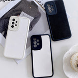 Premium Leather Silicone Bumper Samsung Cases - CaseShoppe