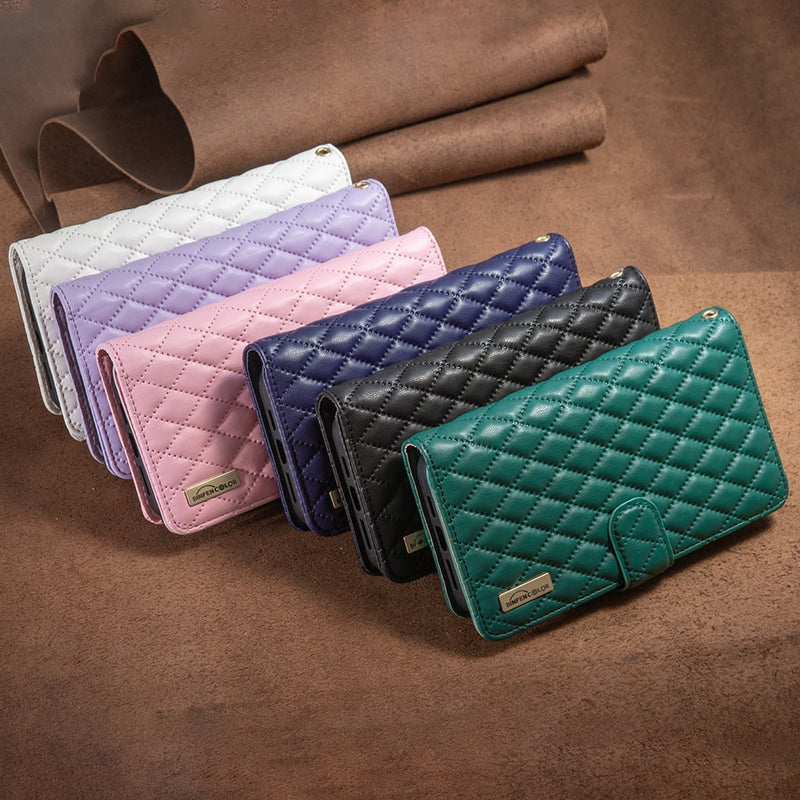Patterned Wallet Leather Samsung Cases - CaseShoppe