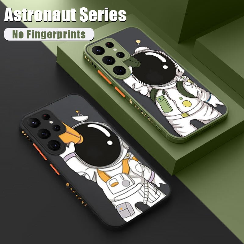 Astronaut Shockproof Samsung Cases - CaseShoppe