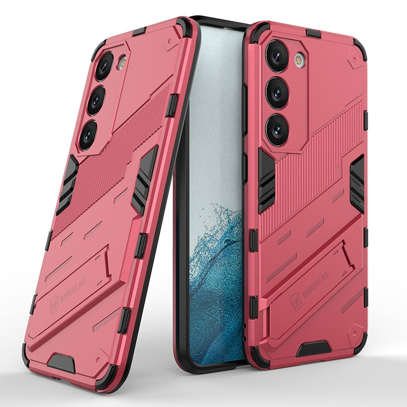 Military Grade Heavy Duty Samsung S23 Cases - CaseShoppe For Samsung S23 Plus / Pink