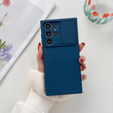 Slide Camera Silicone Samsung Cases