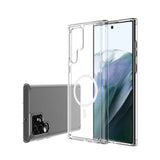 Transparent Magnetic Wireless Charging Samsung Cases
